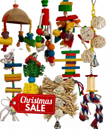 9 X Parrot Toy Pack - Budgies, Conures, Cockatiels, Caiques, Quaker Etc - RRP £95.91 - Pack 2 9 X Parrot Toy Pack - Budgies, Conures, Cockatiels, Caiques, Quaker Etc - RRP £95.91 - Pack 2